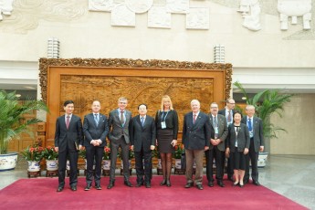 Bruno Gollnisch en Chine - Meeting at Ministry of Foreign Affairs